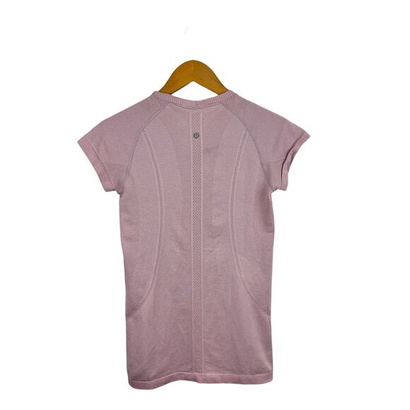 Lululemon Swiftly Tech Short Sleeve Tee 6 Pink - Picture 4 of 4